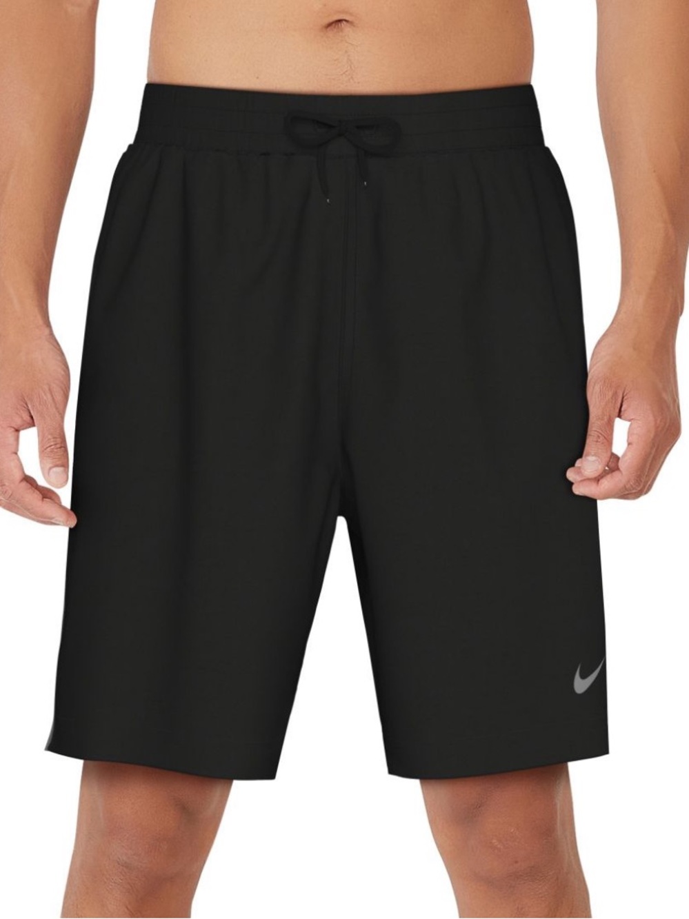 Nike Men's Core Contend 7" Swim Trunks Black NWT Large